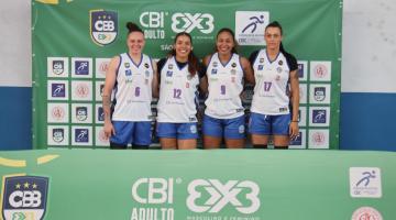 Equipe feminina de basquete 3x3. #Paratodosverem