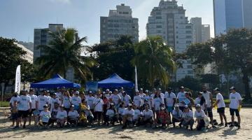 Santos recebe mutirão de limpeza em comemoração ao Dia Mundial do Meio Ambiente