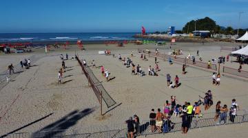 Inscrições gratuitas para a 1ª Etapa do Campeonato Santista de Beach Tennis começam nesta sexta 
