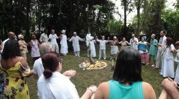 Fé e muita dança numa reverência ao baobá, símbolo religioso. Confira vídeo da cerimônia