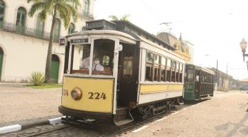 o bonde andando no centro. #pasratodosverem