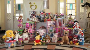 Doação de brinquedos. #Paratodosverem