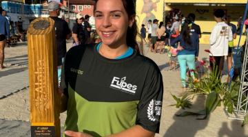 Santista vence prova de canoagem em Angra dos Reis