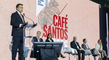Abertura do Seminário do Café. #Paratodosverem