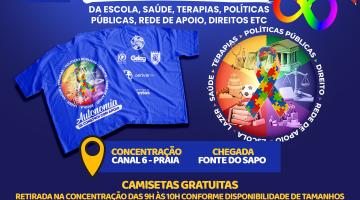 Caminhada de Conscientização do Autismo será domingo em Santos
