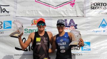 Marcus Fernandes e Fernanda Palma vencem no Troféu Brasil de Triathlon