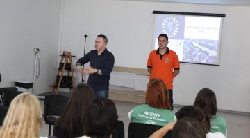 agentes sendo capacitados #paratodosverem