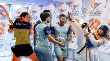Taekwondo, vôlei masculino e tênis feminino de Santos vencem Jogos Regionais