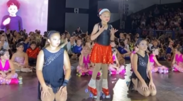 Shows de patinação e inclusão emocionam no Rebouças, em Santos