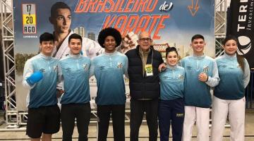 Caratê de Santos conquista cinco medalhas em competição no Paraná