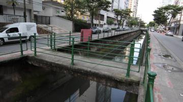 Ponte provisória será instalada sobre o canal 5, em Santos, para passagem de pedestres