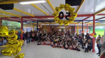 UME Eunice Caldas, na Vila Belmiro, comemora aniversário de 50 anos