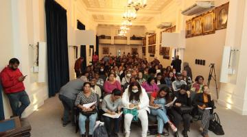 auditório lotado para reunião. #paratodosverem