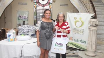 Mãe Santista: com sentimento de gratidão, gestantes recebem kit enxoval no Fundo Social
