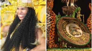 montagem mostra desfile das duas escolas #paratodosverem