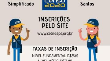 cartaz com informações sobre a prova #paratodosverem 