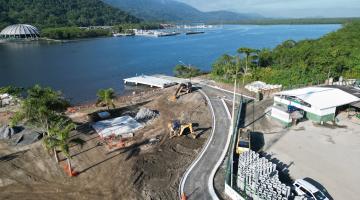 visão aérea das obras #paratodosverem 