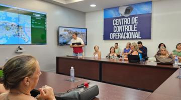 supervisoras recebem explicação sobre o CCO #paratodosverem