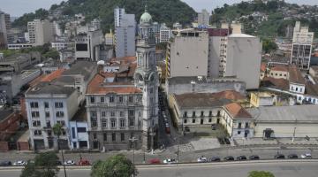 Foto aérea do Centro Histórico #paratodosverem