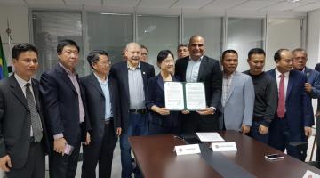 Assinado protocolo de intenções para aproximação entre Santos e cidade chinesa Meizhou