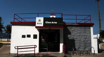 fachada do cinema #paratodosverem 