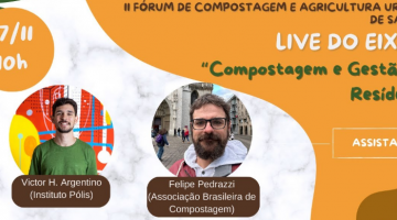 Fórum de compostagem de Santos debate sobre gestão de resíduos em live nesta terça