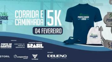 Inscrições para vagas gratuitas em prova de 5km em Santos começam nesta sexta-feira 