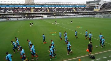 Seleção da Costa Rica treina na Vila Belmiro. #Paratodosverem
