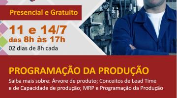 Curso capacita santistas em programação da produção