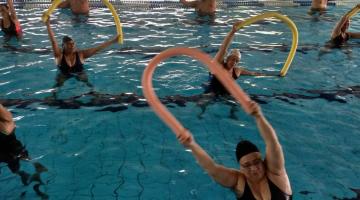 Hidroginástica no Dale Coutinho. #Paratodosverem