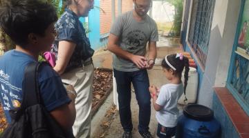 Escola de Santos recebe visita técnica de programa de educação ambiental