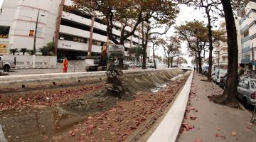 máquina remove areia de canal. #paratodosverem 
