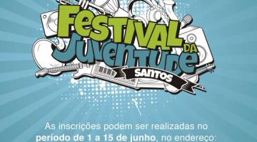 Prefeitura abre inscrições para o 1º Festival da Juventude de Santos