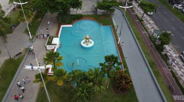 fonte do sapo vista de drone. #paratodosverem
