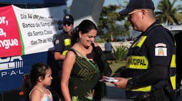 Guardas municipais mobilizam população de Santos para a doação de sangue