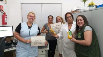 Doações confortam e protegem equipe da Saúde de Santos