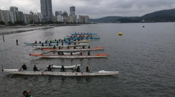 canoas no mar. #paratodosverem