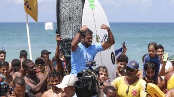 Representante de Santos garante classificação para a elite do surfe mundial