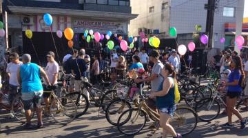 Passeio ciclístico rende doação para a Casa Vó Benedita