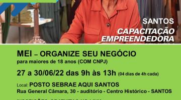 cartaz do curso Organize seu negócio