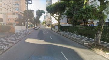 Obras em Santos alteram trecho da Av. Epitácio Pessoa para meia pista a partir de segunda-feira 