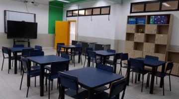 sala de aula da escola #paratodosverem