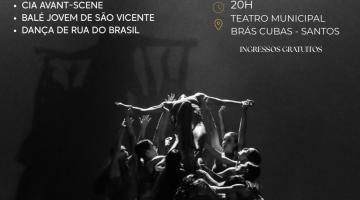 Gala Cia Santista de Dança reúne companhias da região em noite especial no Teatro Municipal 