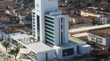 visão aérea do hospital #paratodosverem