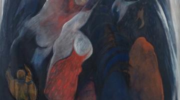 pintura abstrata colorida. #paratodosverem 