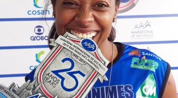 Paratleta de Santos vence a Maratona de Internacional de São Paulo