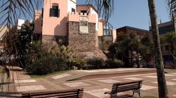 a fachada do outeiro de santa catarina. #paratodosverem 