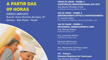 Feira em Santos aborda inovação na engenharia e obras públicas 