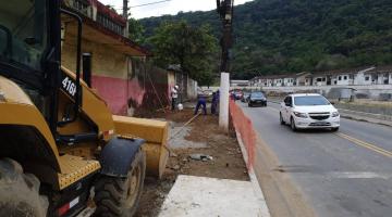Avança reurbanização de avenida do Caneleira, em Santos