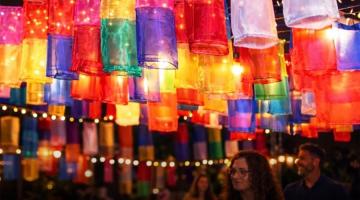 Luminárias coreanas. #Paratodosverem